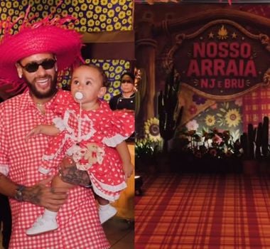 Imagem - Neymar reúne amigos e familiares em arraiá luxuoso no Guarujá