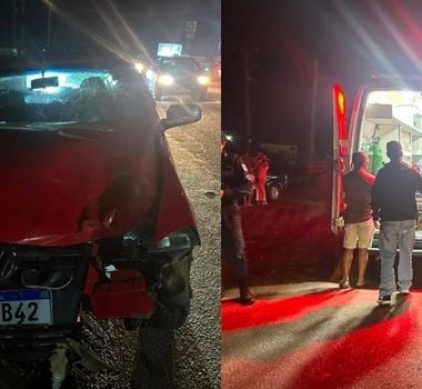 Imagem - Acidente entre carro e moto deixa quatro pessoas feridas na PA-279, em Tucumã