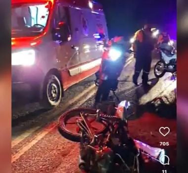 Imagem - Colisão entre carro e moto deixa duas pessoas feridas na PA-457, em Santarém