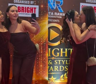 Imagem - Vídeo: Atriz indiana é beijada à força por fã durante premiação em Mumbai