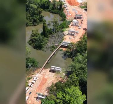 Imagem - Ponte sobre o rio Maguari avança e deve criar nova ligação entre Belém e Ananindeua