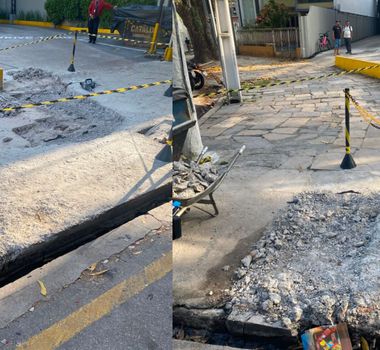 Imagem - Hamburgueria inicia reconstrução de calçada histórica após embargo em Belém