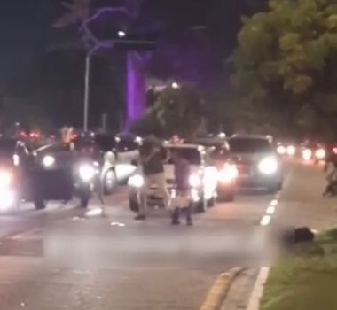 Imagem - Motorista agride vendedor de pipoca e para o trânsito no bairro do Marco, em Belém