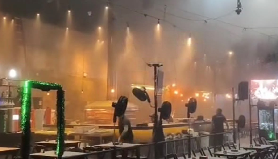 Curto-circuito provoca incêndio em restaurante na Augusto Montenegro, em Belém
