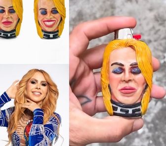 Imagem - Miniatura de Joelma vira isqueiro e chama atenção nas redes; assista