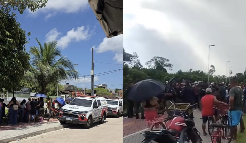 De acordo com informações de testemunhas, pessoas que alegam necessidade de moradia estariam ocupando o terreno e iniciando construções na área protegida