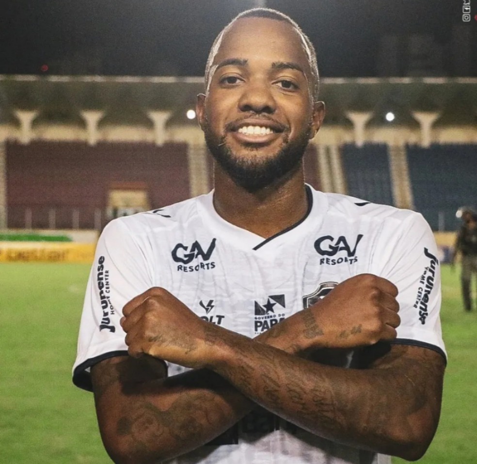 Victor Andrade atuando pelo Clube do Remo, em 2021 -