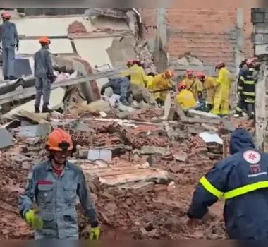 Imagem - Prédio desaba em São Bernardo do Campo e deixa cinco feridos