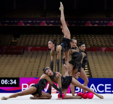 Imagem - Seleção brasileira brilha na ginástica rítmica e encosta na liderança do Mundial de Frankfurt
