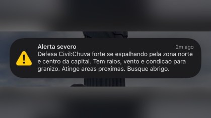Temporal surpresa coloca São Paulo em atenção para alagamentos e gera alerta severo nos celulares

