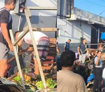 Imagem - Carro invade barraca de verduras e deixa dois idosos feridos em Belém