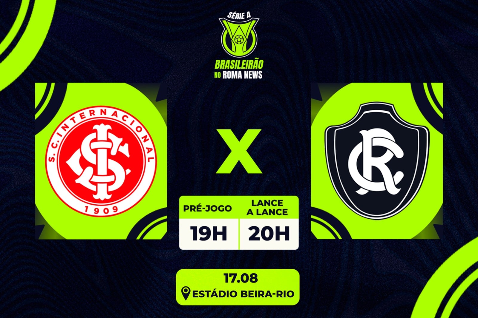 Colorado e Leão se enfrentam às 20h, no Beira-Rio, em confronto direto pela 23ª rodada do Campeonato Brasileiro.