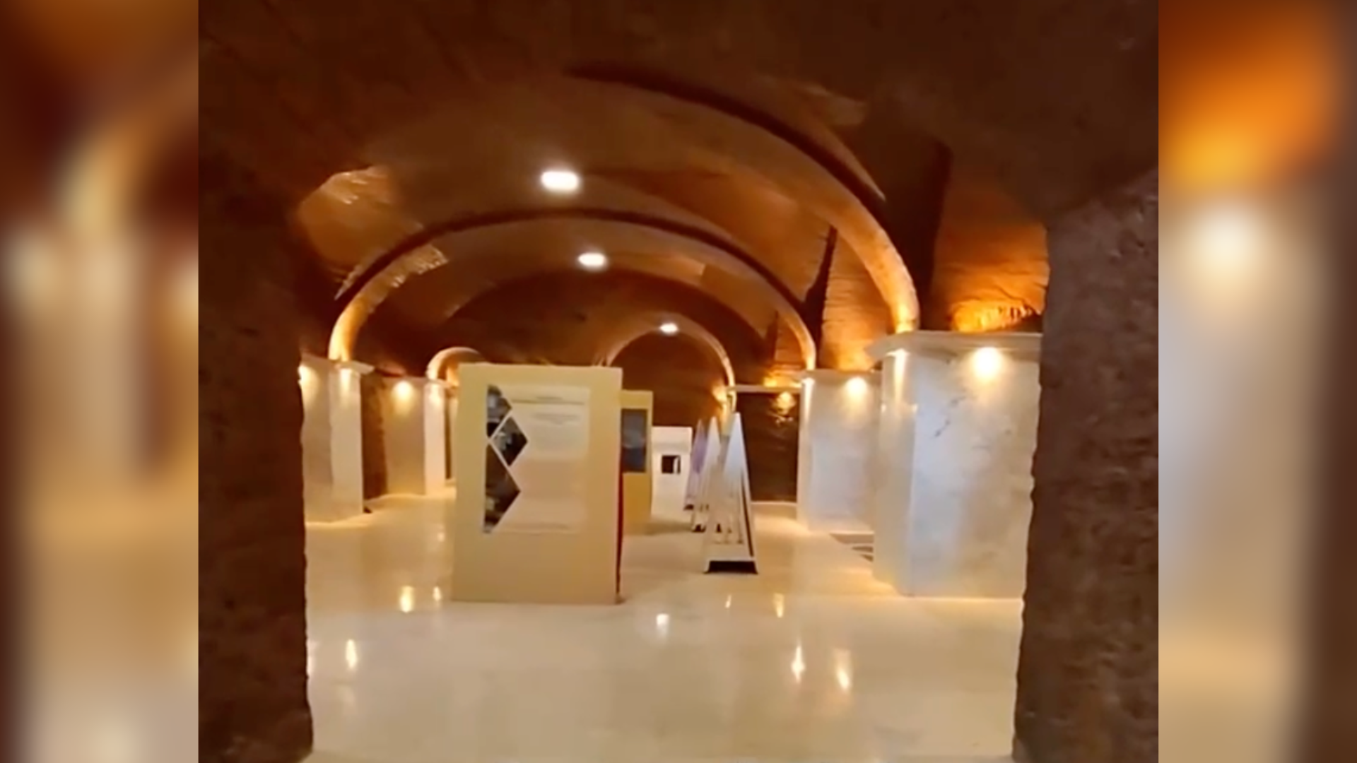 Espaço no subsolo da Basílica foi entregue nesta segunda-feira (17) e começa a receber visitantes a partir desta terça (18), mediante agendamento prévio.