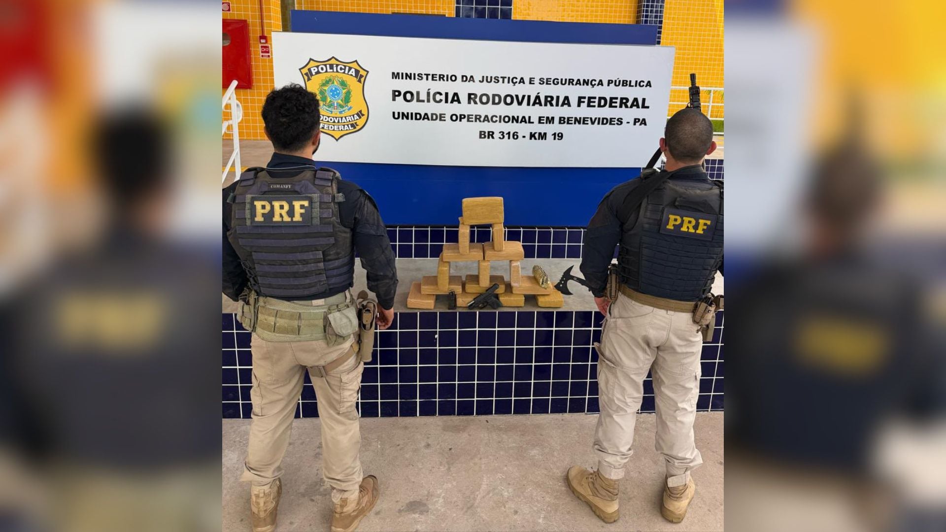PRF e Denarc apreendem 15 kg de skunk e munições na BR-316, em Marituba