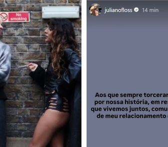 Imagem - Juliano Floss anuncia fim do relacionamento com a cantora Marina Sena