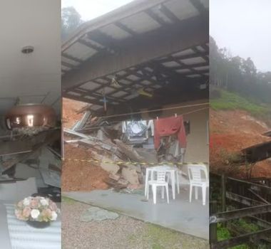 Imagem - Criança de 10 anos morre após ser atingida por deslizamento de terra em Santa Catarina