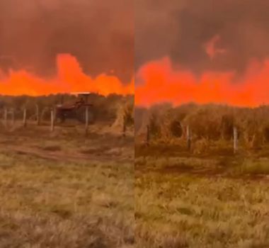 Imagem - Incêndio rural em Jangada entra no quinto dia e município de MT decreta situação de emergência