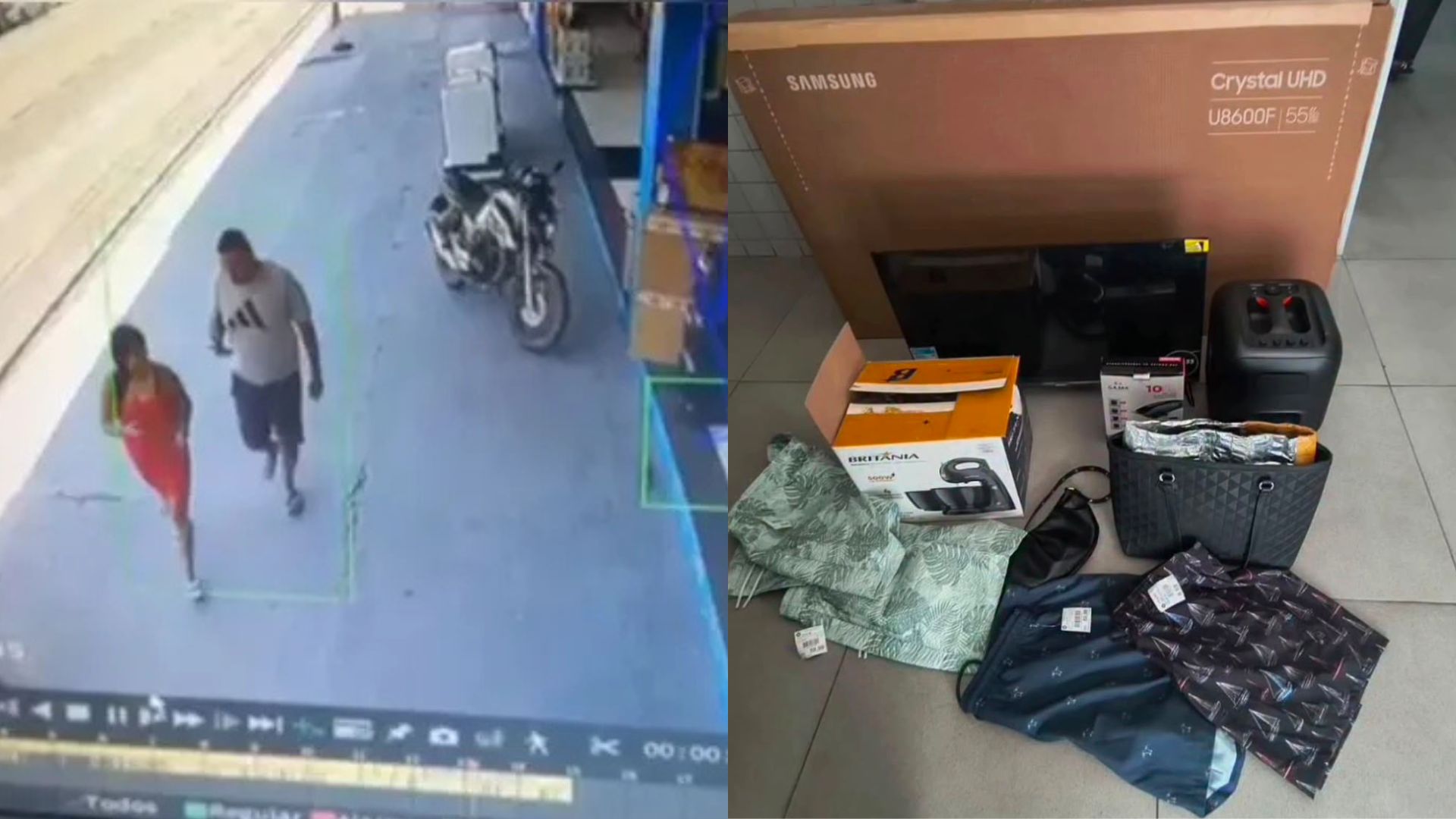 Casal é preso após furtar televisores de loja no Telégrafo, em Belém