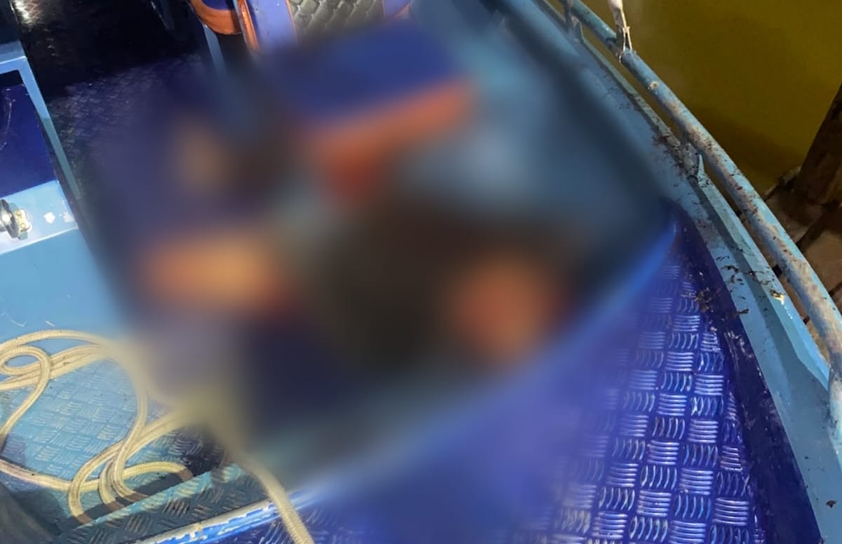 (A morte do suspeito também deverá ser analisada durante a investigação.)