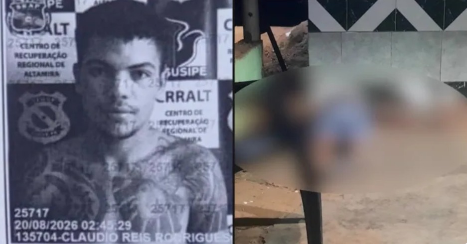 (O homem morto foi identificado como Cláudio Reis Rodrigues da Luz. Ele foi atingido pelos tiros e não resistiu aos ferimentos.)