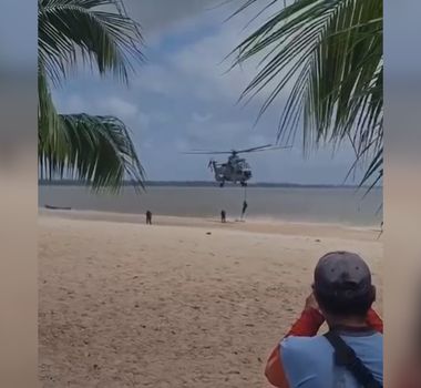 Imagem - Exército realiza treinamento na Praia Grande, em Outeiro