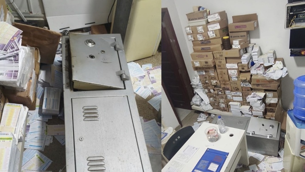 Casa lotérica é arrombada e cofre é violado durante a madrugada em Rio Maria, no Pará 