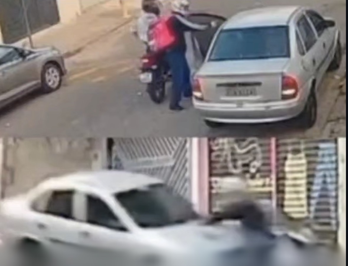 Motorista reage a assalto, persegue criminosos e atropela dupla durante fuga em São Paulo