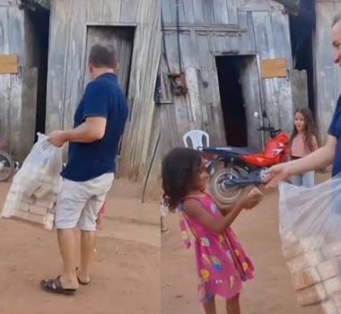 Imagem - Ação social com distribuição de bolachas no Pará viraliza e supera 1 milhão de visualizações