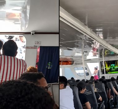 Imagem - Lancha encalha a caminho de Barcarena e revolta candidatos de concurso