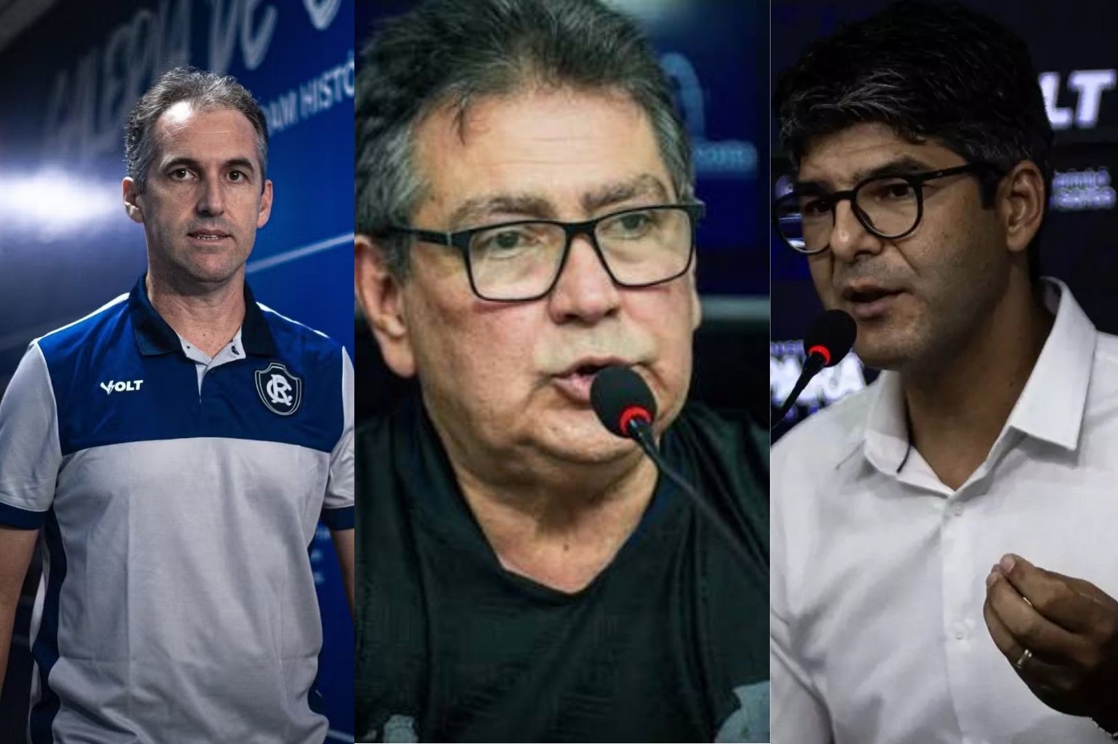Condé, Tonhão e Vivian são alvos de protesto da torcida azulina - 