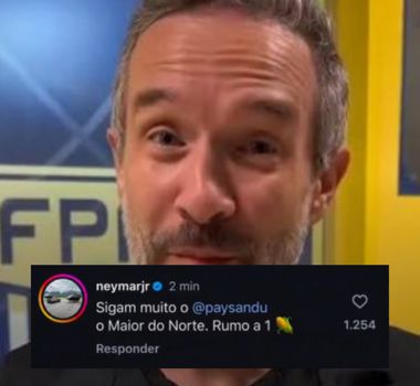 Imagem - Neymar vira meme em campanha do Paysandu por 1 milhão de seguidores