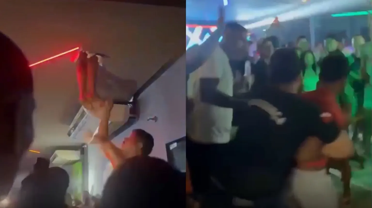 Homem tenta entrar em festa pelo teto para não pagar e acaba caindo no meio do evento em Moju