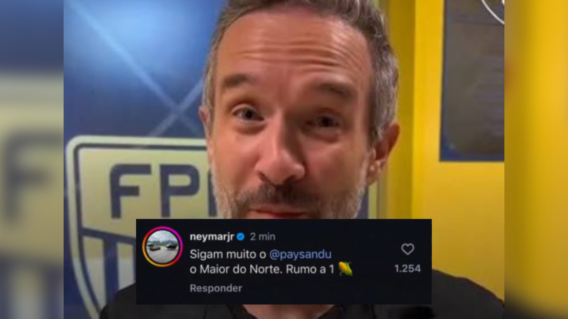 Montagem que simulava apoio do jogador ao Papão viralizou nas redes e ganhou repercussão após recentes declarações envolvendo o atleta e o Clube do Remo