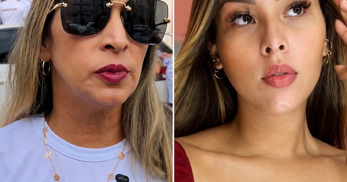 Eliene Cristina Fontes, mãe e Yasmin Macêdo -