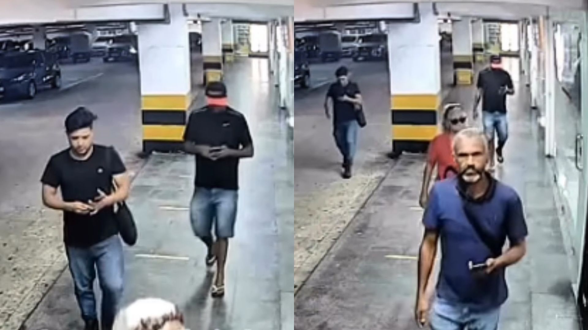 Polícia Militar prendeu quatro pessoas suspeitas de integrar um grupo envolvido em roubos contra clientes que haviam acabado de movimentar dinheiro.