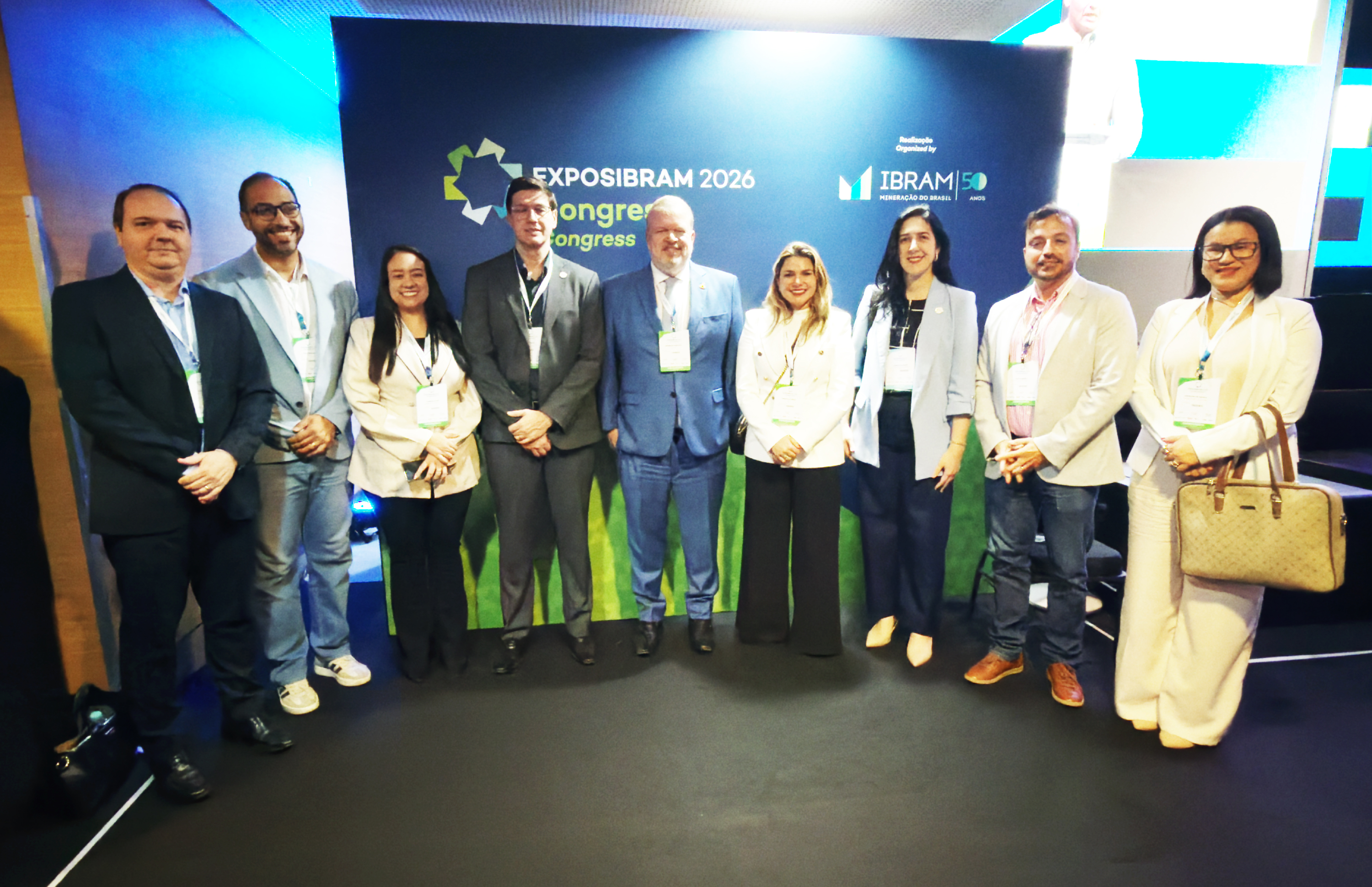 Representantes do Sistema Fiepa na abertura da Expo & Congresso Brasileiro de Mineração