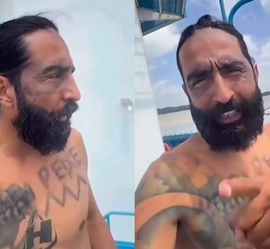 Imagem - Vídeo:'Homem-Peixe' tranquiliza seguidores e diz que concluirá desafio em Belém
