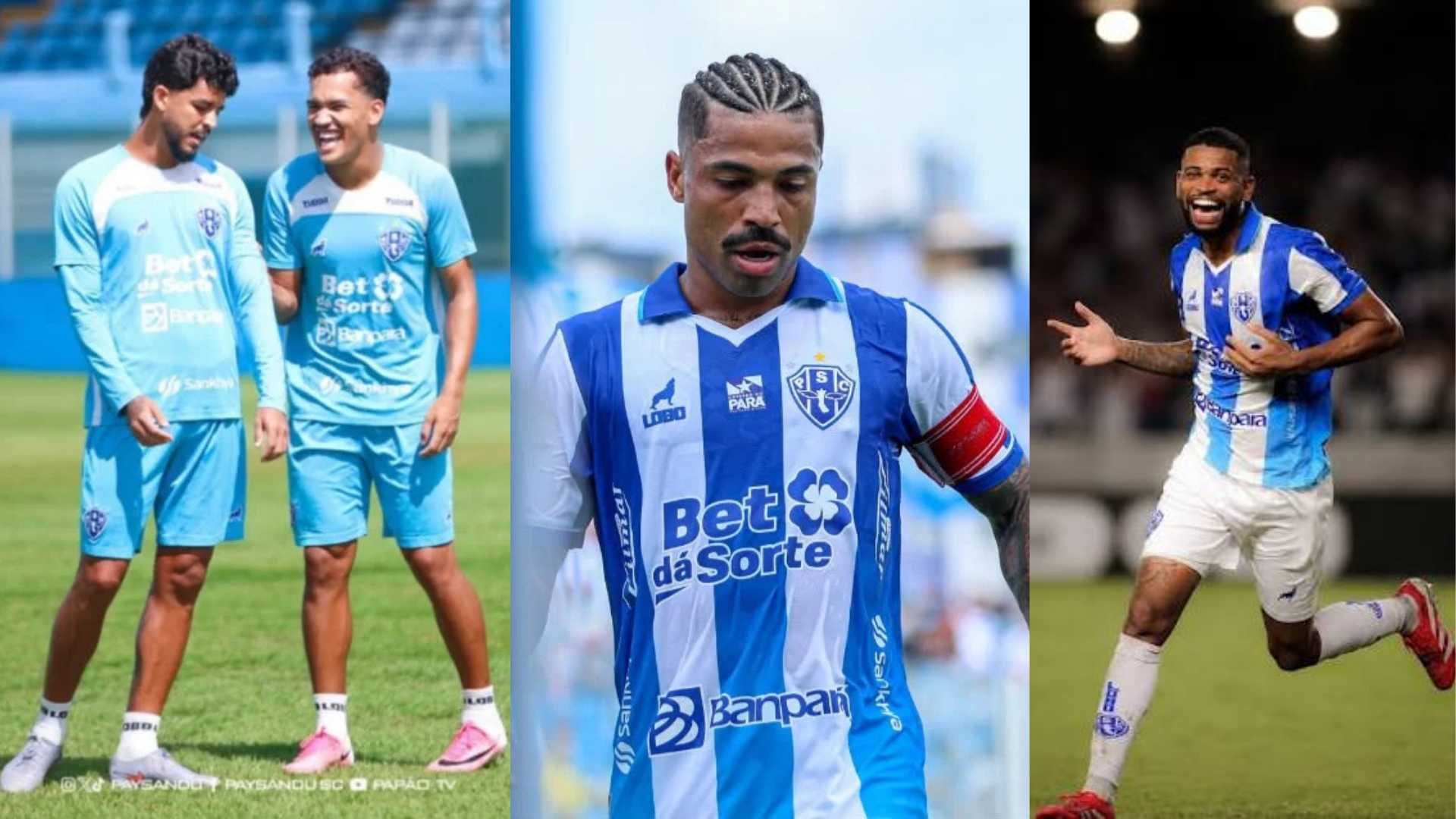 Bruno Bispo, Juninho, Marcinho e Castro do Paysandu -