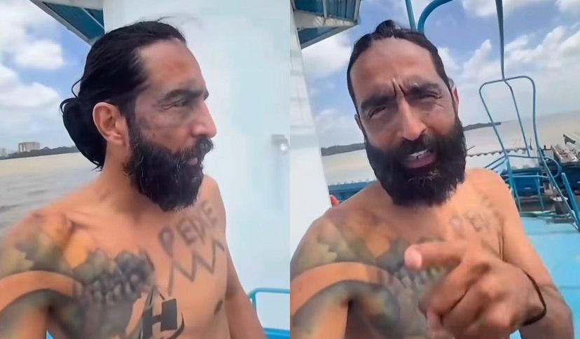 Em vídeo publicado no Instagram, Wilber explicou que se afastou da equipe de apoio por conta das condições do rio e destacou a importância de conhecer bem a região para enfrentar esse tipo de desafio