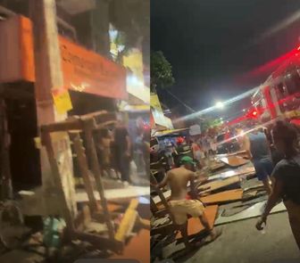 Imagem - Imóvel ao lado de loja de compensados pega fogo no bairro da Sacramenta, em Belém