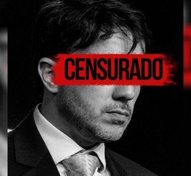 Imagem - Após Toffoli suspender campanha, Renan Santos usa foto com 'censurado' em protesto