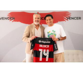 Imagem - Flamengo anuncia Anthony Valencia para reforçar o ataque na sequência da temporada