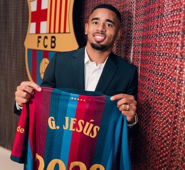 Imagem - Gabriel Jesus é anunciado pelo Barcelona após assistir à vitória sobre o Rayo Vallecano