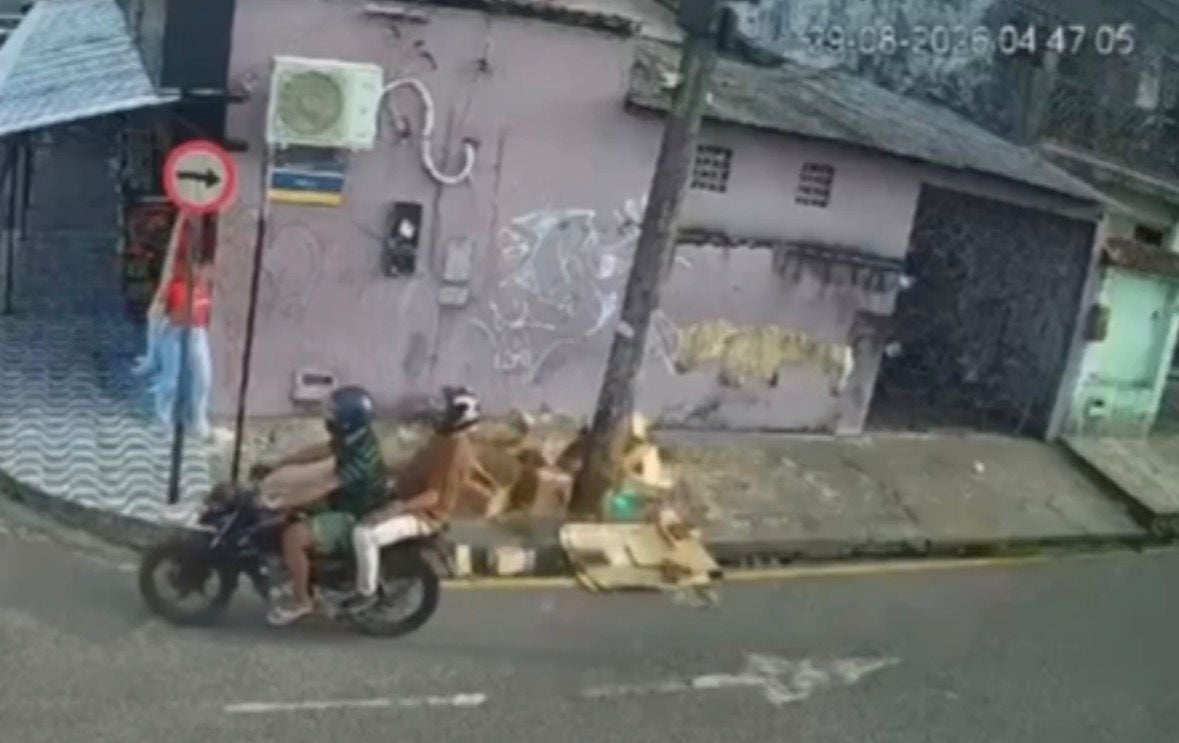 Assalto a loja é registrado por câmeras de segurança na Cidade Nova 6, em Ananindeua