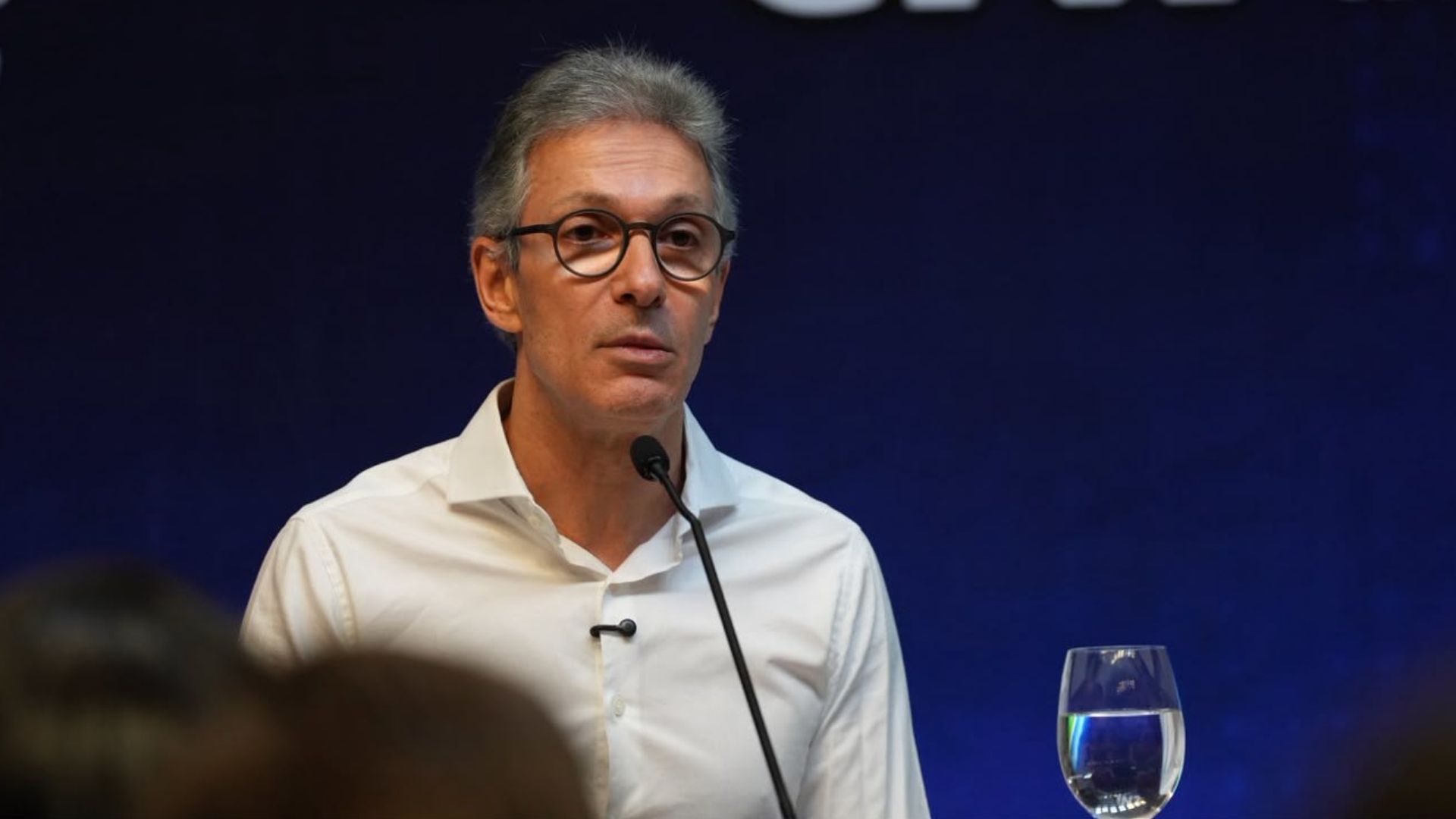 Ex-governador de Minas Gerais e candidato à Presidência da República pelo partido Novo, Romeu Zema.