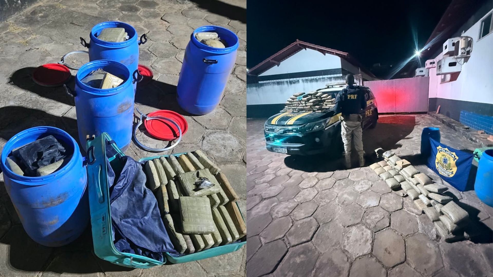 PRF apreende mais de 135 kg de skunk durante abordagem na BR-230, no Pará