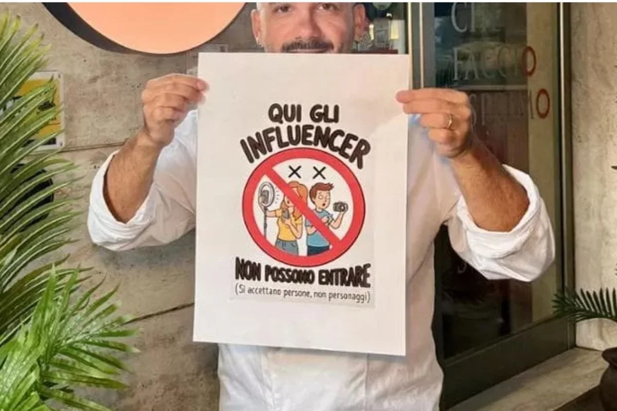 (Scandurra defende que a reputação do restaurante deve ser construída pela qualidade da comida e pelo atendimento oferecido aos clientes.)