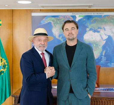Imagem - Leonardo DiCaprio se encontra com Lula e Janja em Brasília