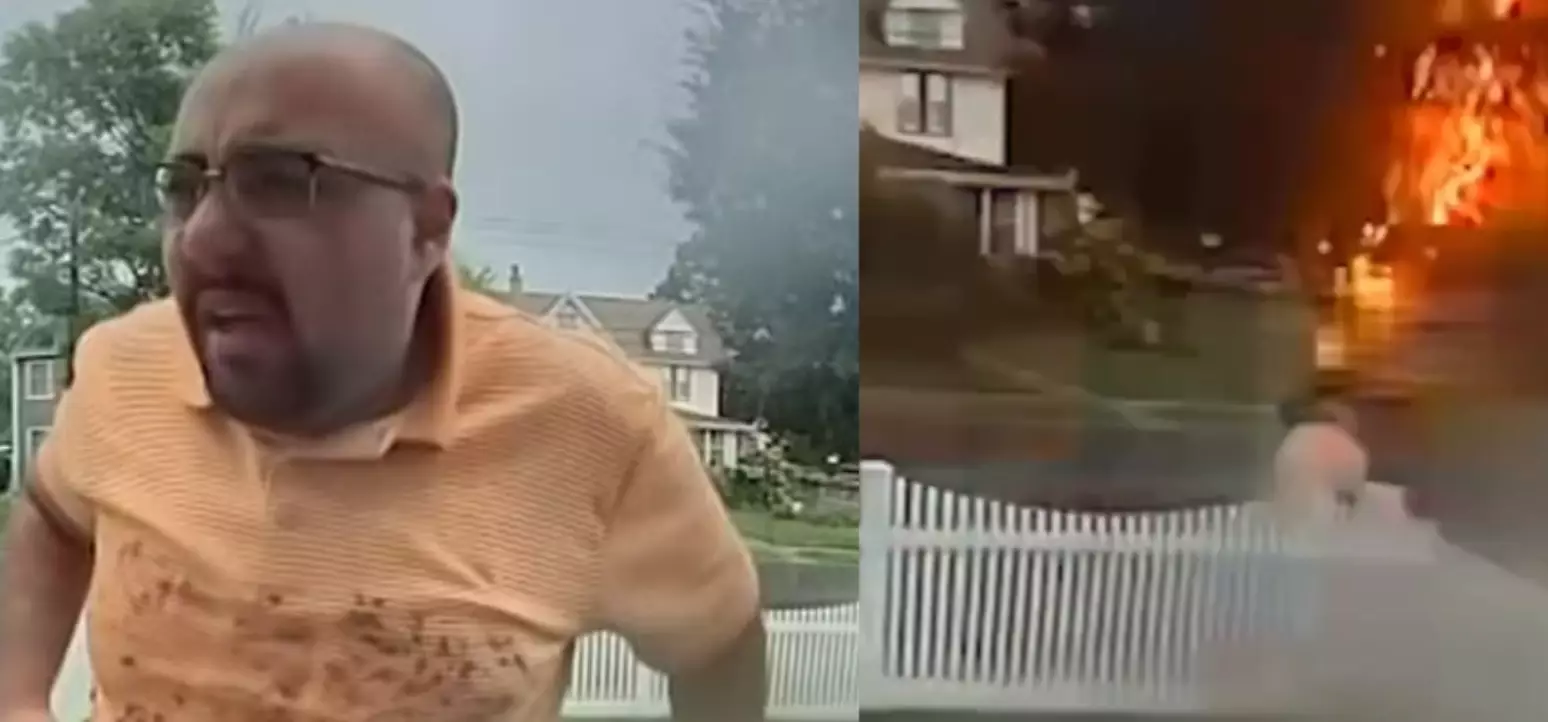 (Fahmy foi levado ao Staten Island University Hospital, onde permaneceu em observação durante a noite. Apesar da intensidade do raio, os médicos não encontraram queimaduras visíveis nem ferimentos graves.)