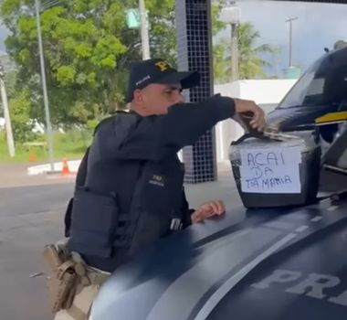 Imagem - PRF encontra sete pistolas escondidas em caixa de açaí dentro de ônibus na BR-316